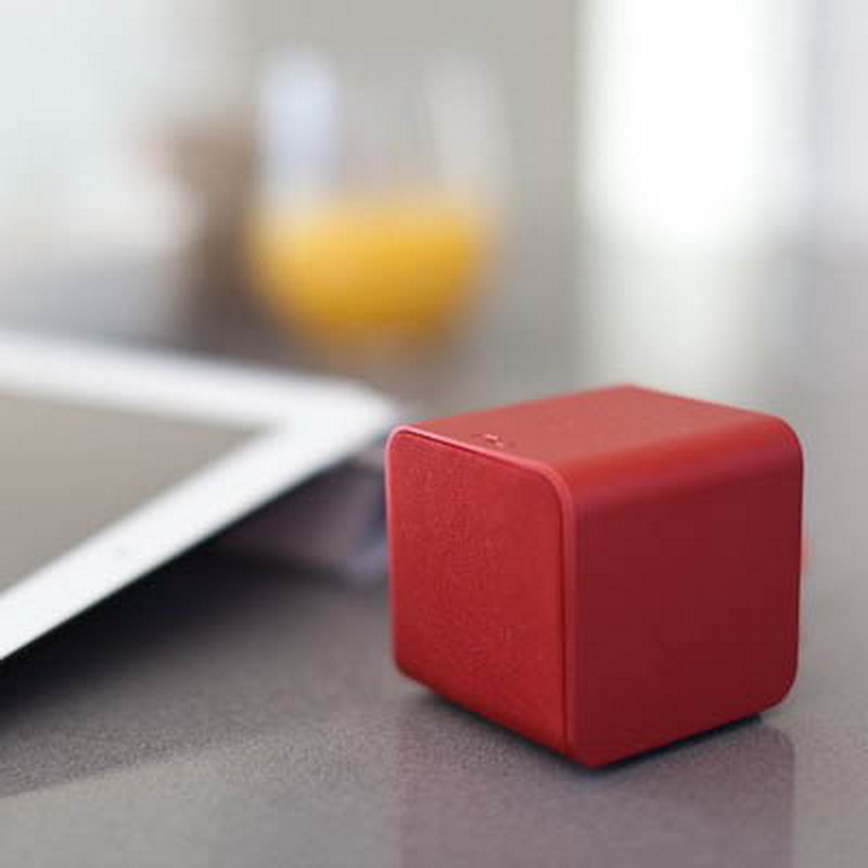 NuForce Cube Speaker Red